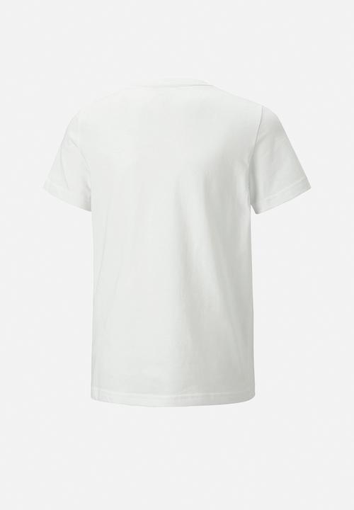 PUMA - Ess+ 2 col logo tee b - puma white & desert glay
