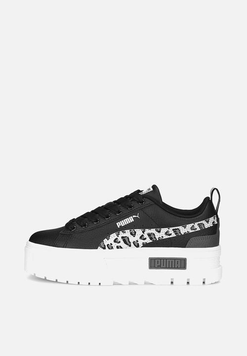 PUMA - Mayze wild jr - puma black-cool dark gray