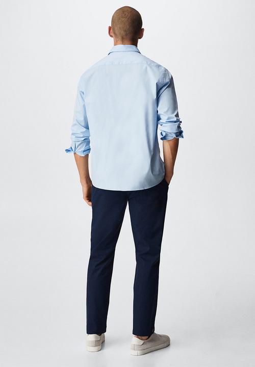 MANGO - Shirt play - sky blue