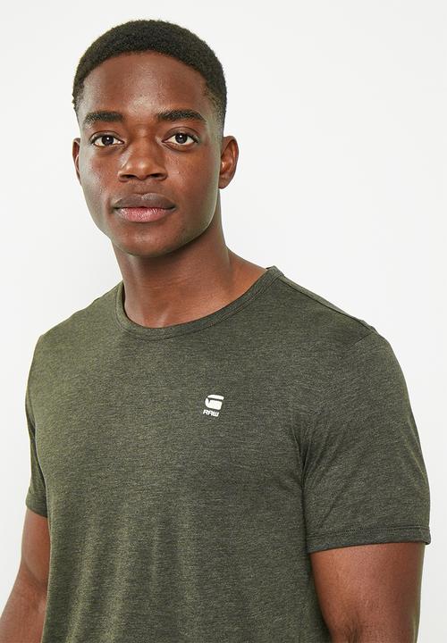 G-STAR - Base-s r t shirt sleeve - asfalt htr