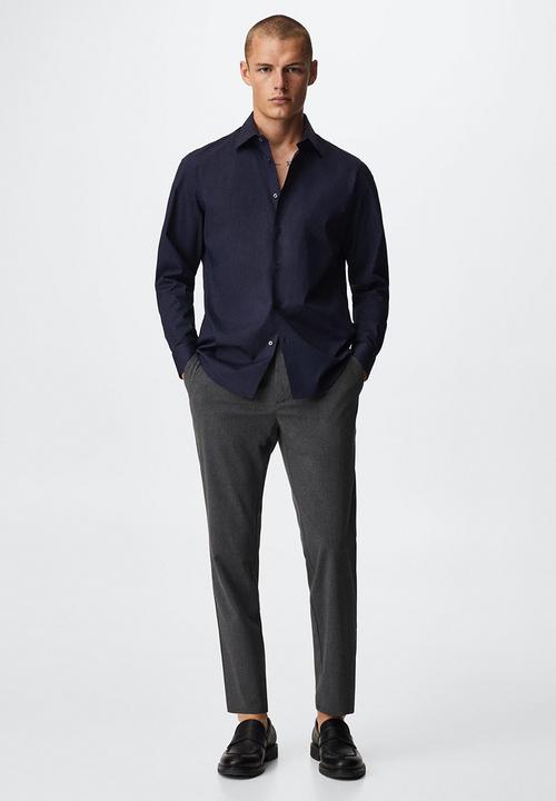 MANGO - Shirt play - dark navy