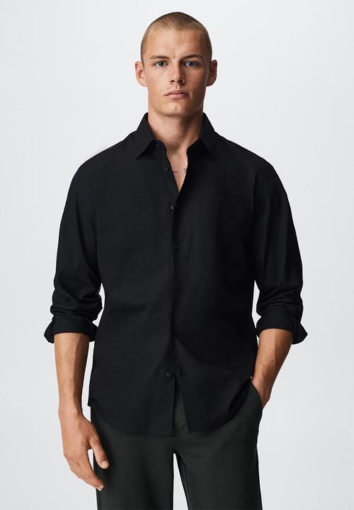 MANGO - Shirt play - black