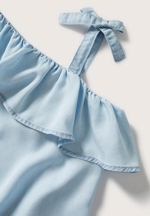 MANGO - Blouse  cerro - light blue