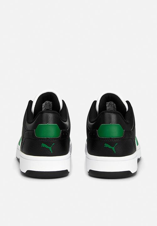 PUMA - Puma rebound joy lo jr - puma white-archive green-puma black