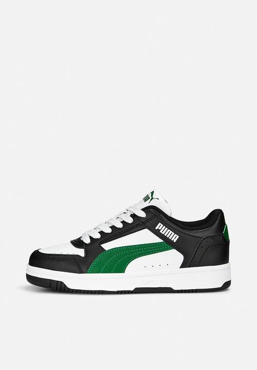 PUMA - Puma rebound joy lo jr - puma white-archive green-puma black