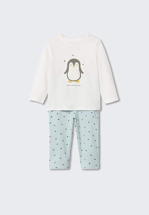 MANGO - Pyjamas  penguin - white