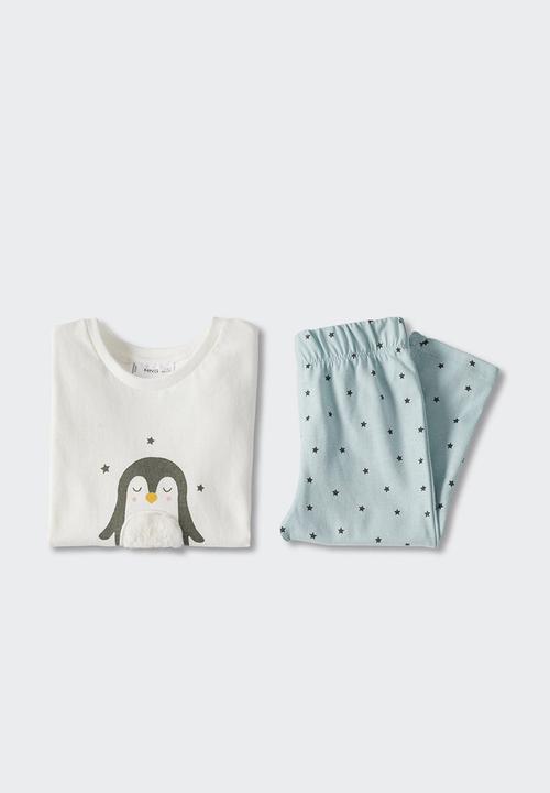 MANGO - Pyjamas  penguin - white