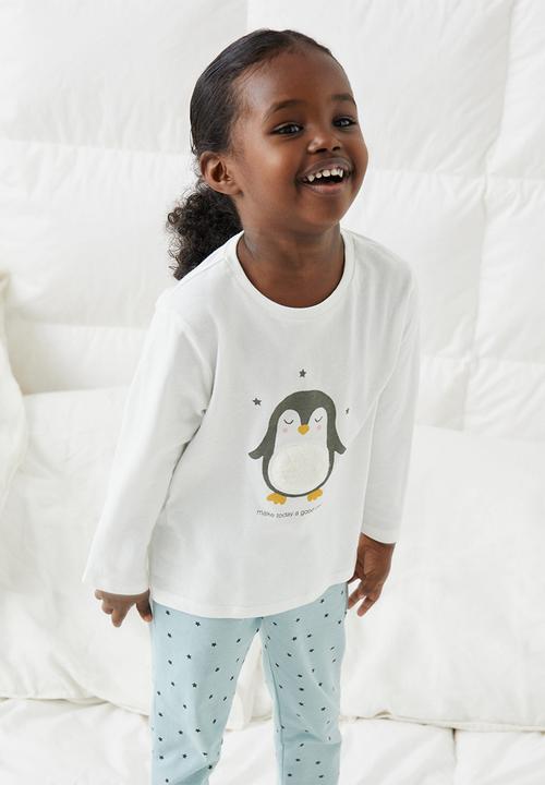 MANGO - Pyjamas  penguin - white