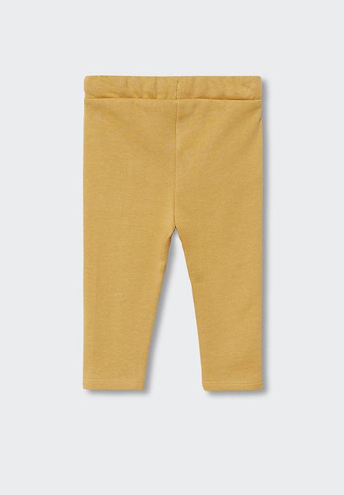 MANGO - Trousers  tom - yellow