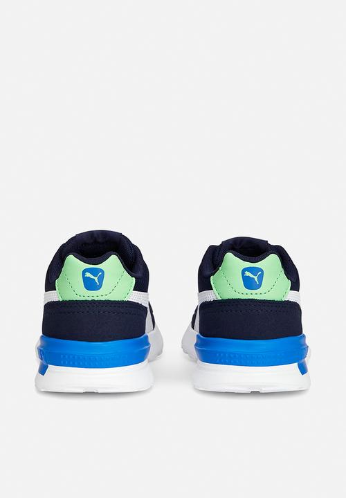 PUMA - Graviton ac ps - puma navy-puma white-summer green-victoria blue