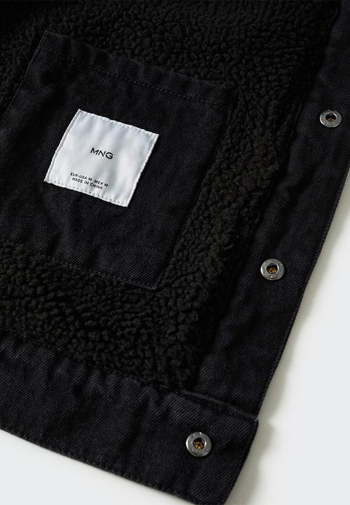 MANGO - Jacket wasp - black denim
