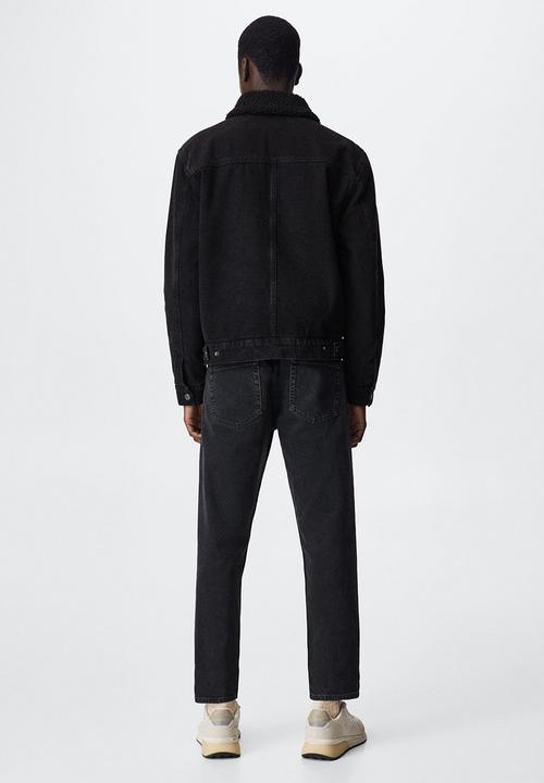 MANGO - Jacket wasp - black denim