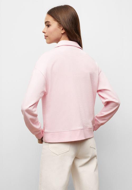 MANGO - Sweatshirt  polo - light pink