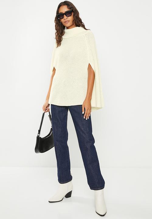 dailyfriday - Knitwear cape - ecru