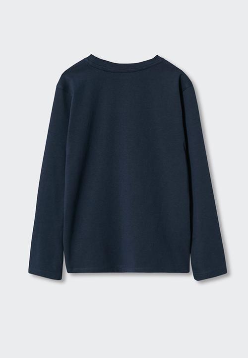 MANGO - T-shirt  hike - navy