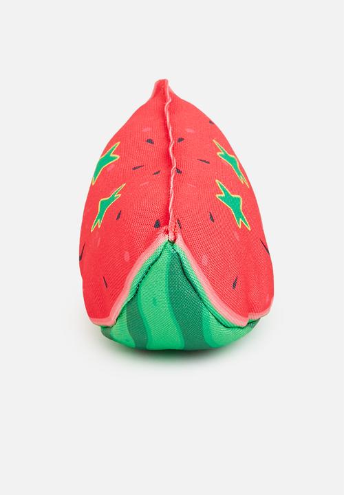 Pet Collection - Watermelon dog toy - red
