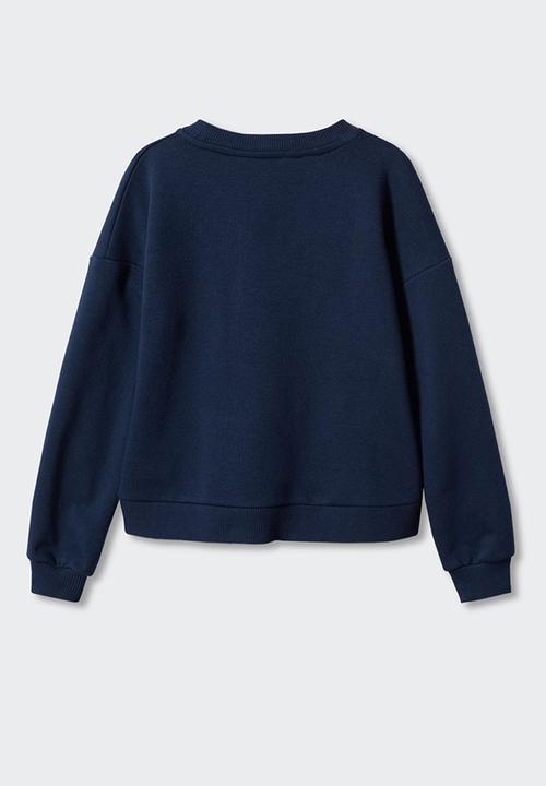 MANGO - Sweatshirt stars - navy