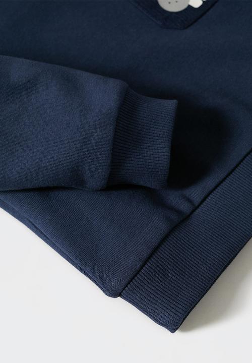 MANGO - Sweatshirt  bolsillo - navy