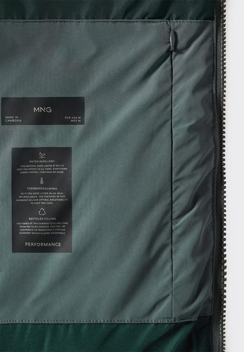 MANGO - Anorak doli - green