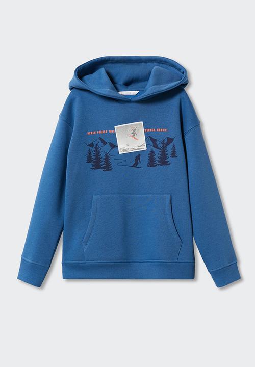 MANGO - Sweatshirt pola  - blue
