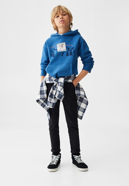 MANGO - Sweatshirt pola  - blue