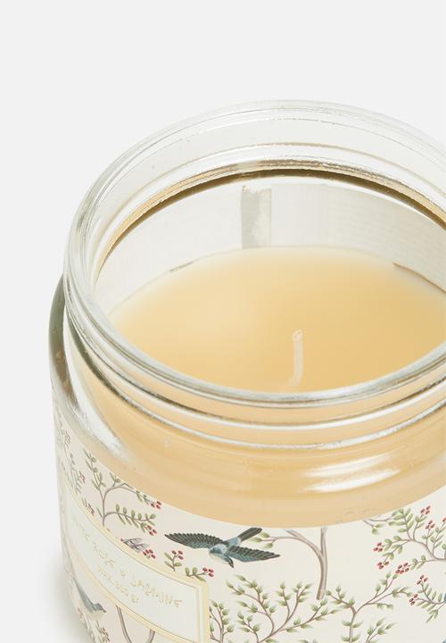 H&S - Candle in glass - white rose & jasmine