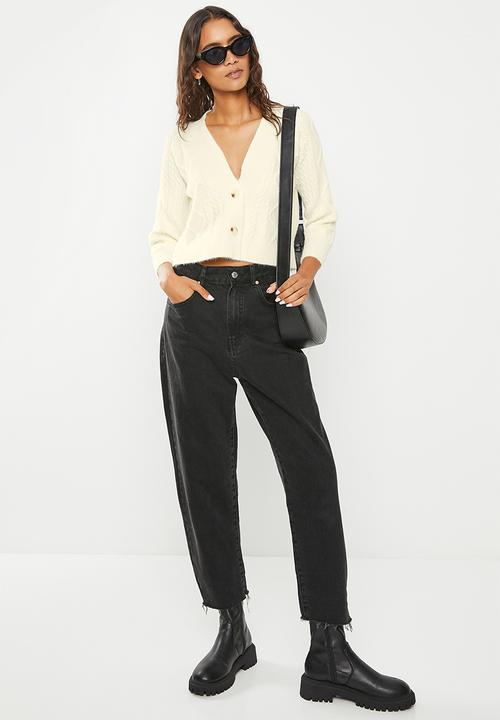 dailyfriday - Balloon sleeve cardi - ecru