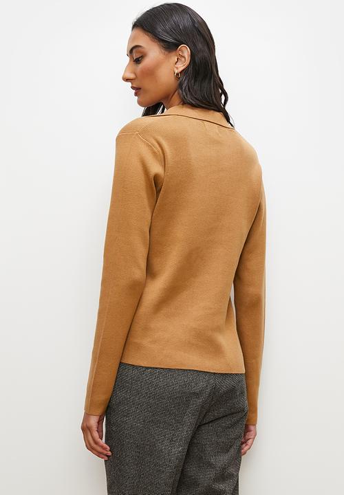 edit - Collared jumper - neutral