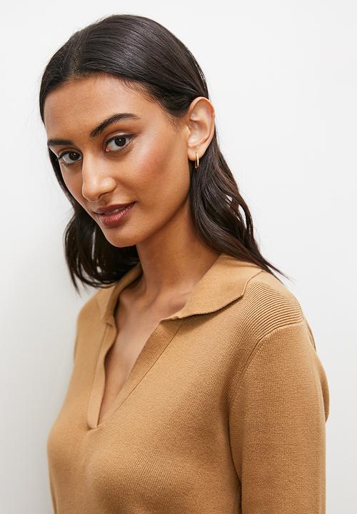 edit - Collared jumper - neutral