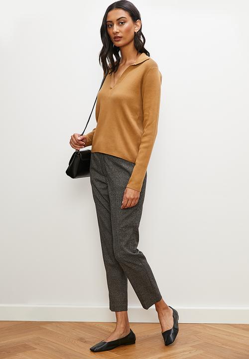 edit - Collared jumper - neutral