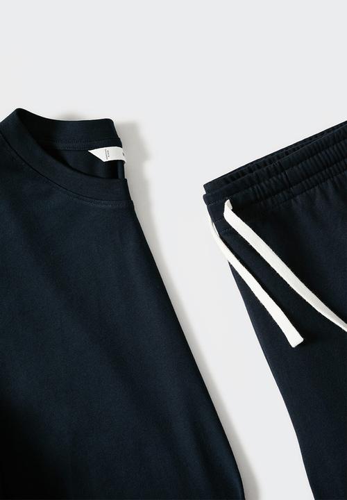 MANGO - Pyjama pack night-set - navy