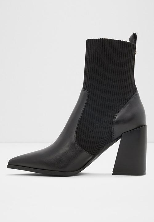 ALDO - Ganina leather boot - black