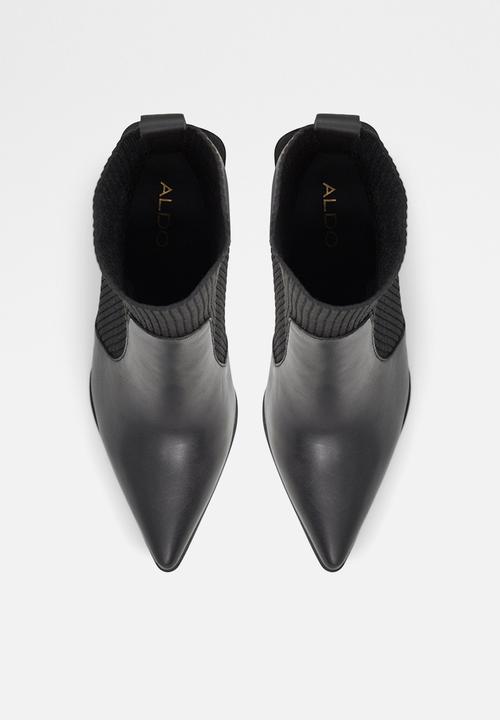 ALDO - Ganina leather boot - black