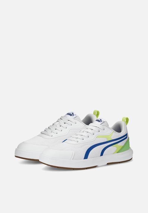 PUMA - Puma evolve gym jr - puma white-victoria blue-summer green