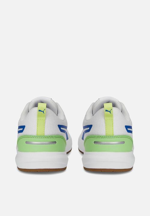 PUMA - Puma evolve gym jr - puma white-victoria blue-summer green