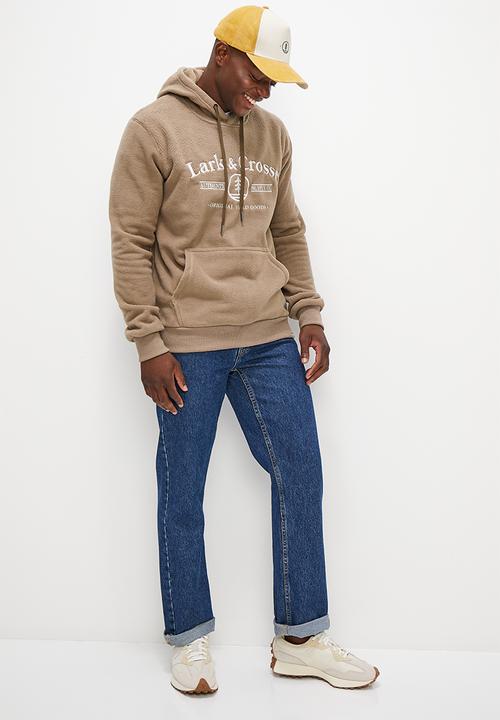 Lark & Crosse - Alv pullover polar fleece hoodie - taupe