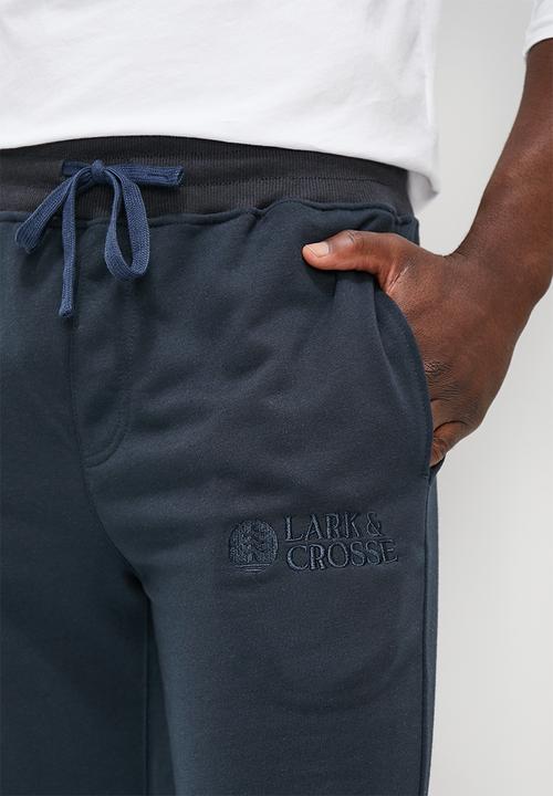 Lark & Crosse - Todd fashion fleece pant - navy
