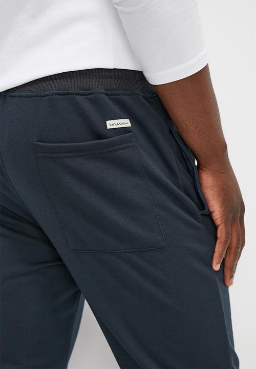 Lark & Crosse - Todd fashion fleece pant - navy