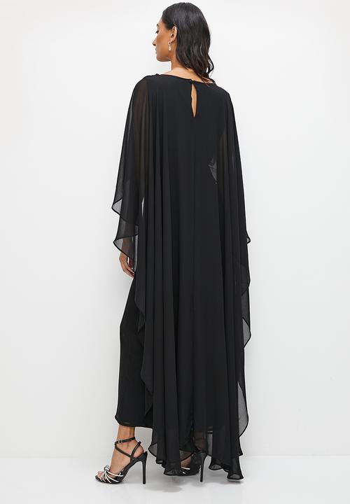 edit - Cape jumpsuit - black