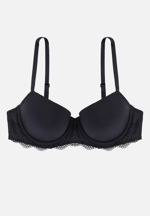 DORINA - Estelle 2 pack light padded demi - pink & black