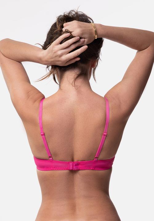 DORINA - Estelle 2 pack light padded demi - pink & black