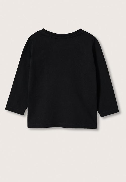 MANGO - T-shirt  marcos - black