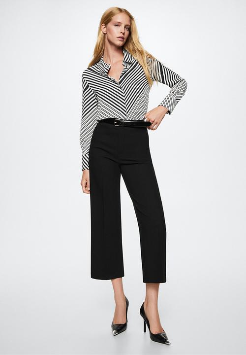 MANGO - Shirt basic - charcoal