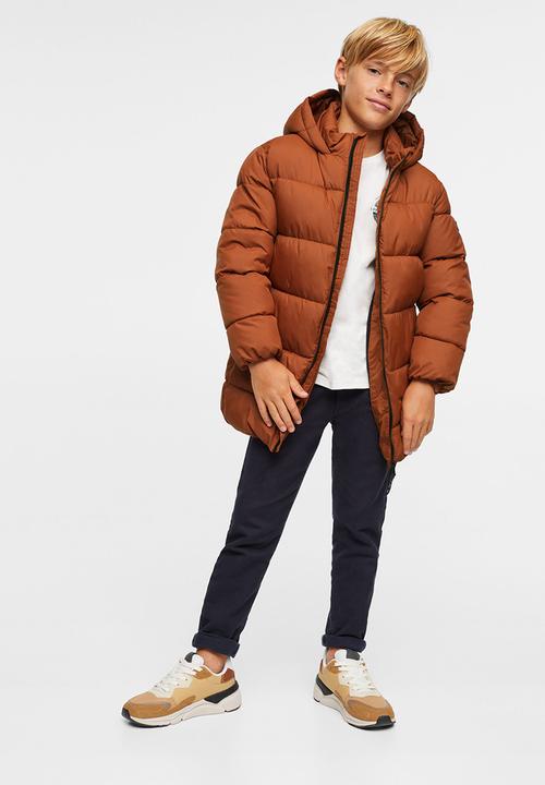 MANGO - Anorak  amerlong - orange