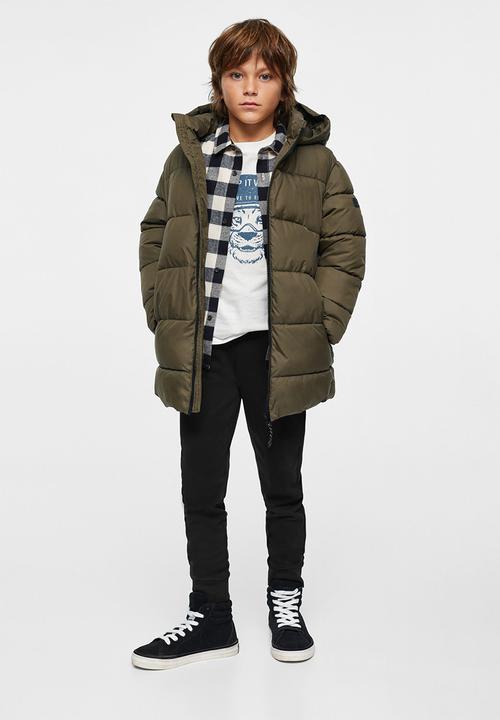 MANGO - Anorak  amerlong - khaki