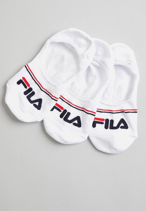 FILA - Stallone secret sock 3 pack - white