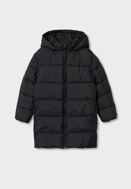MANGO - Anorak  amerlong - black