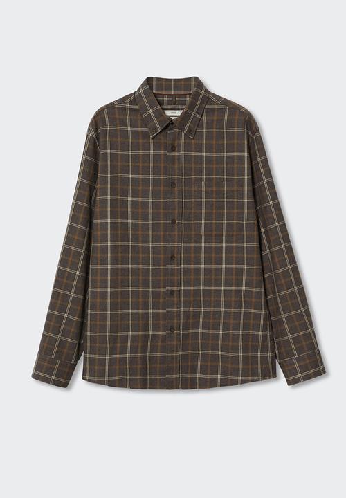 MANGO - Short cantu - brown
