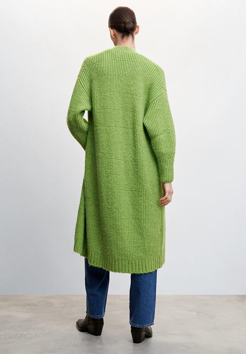 MANGO - Cardigan jirafe - medium green