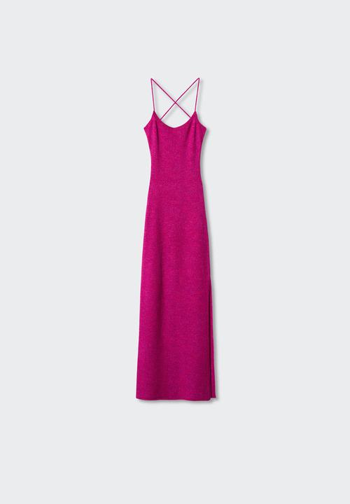 MANGO - Dress berry - bright pink